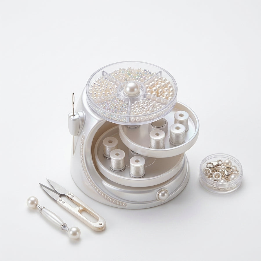 3 tier rotating sewing organizer