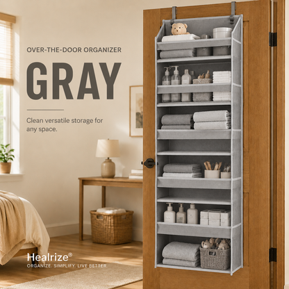 🔥 TODAY’S SPECIAL OFFER |  Over the Door Organizer with Pockets for Bedroom, Bathroom, Nursery & Closet Storage